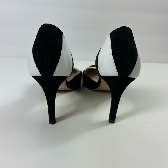 LK Bennet Black and White Leather Heels - Picture 10 of 15